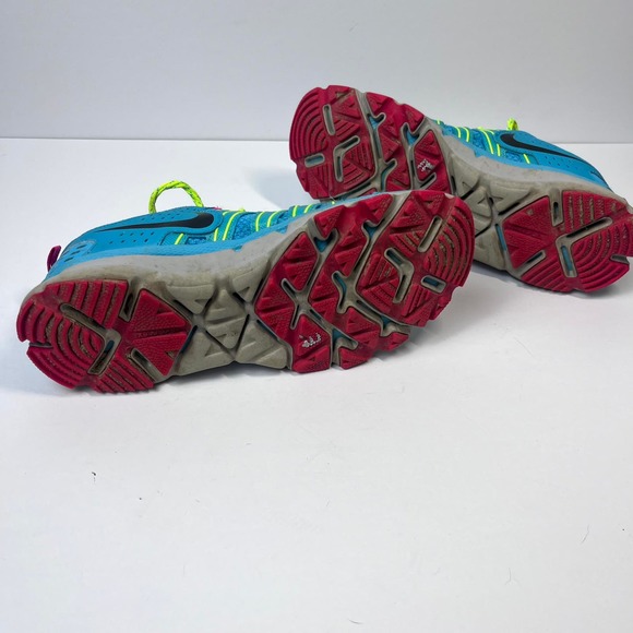 NIKE Flex Trail 2 Women's 7 Blue Pink Athletic Training Running Shoe Sneaker - Picture 13 of 14